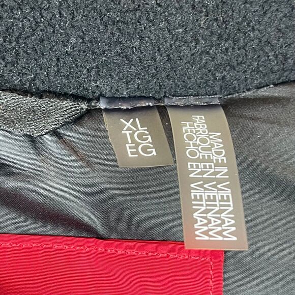 Calvin Klein Puffer Jacket Men's XL Red Alternative Down Full Zip Outdoor Winter - Picture 7 of 12